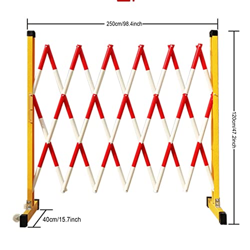 Clôture de barricade extensible et barrière de construction isolée 1,2m - 6