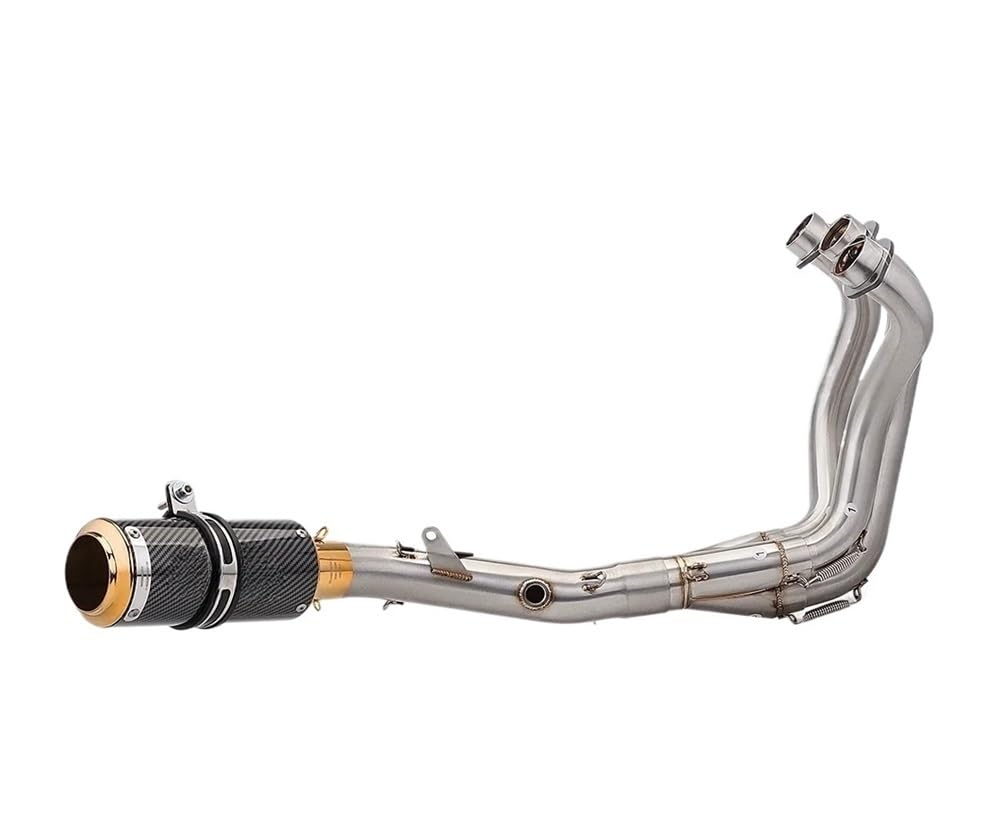 Motorradauspuffschalldämpferrohre Motorrad-Auspuffanlage, Komplett, Schalldämpfer, Passend Für MT09, FZ09, Für XSR900, MT-09, FZ-09 (2014–2020), Ersatzteile