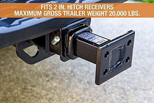 Image of Buyers Products PM84 Pintle Hook Mount 1-Position 2 Inch Receiver Black