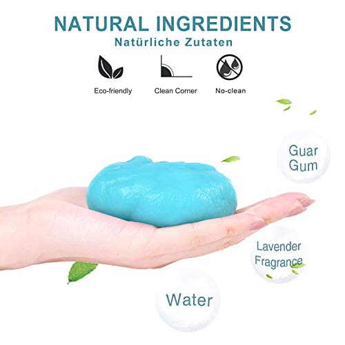 Toetsenbord reinigingsgel auto reinigingsgel voor het interieur slijm reiniger universele stofreiniger voor laptop, printer, camera's, afstandsbediening (90 g) - Image 6