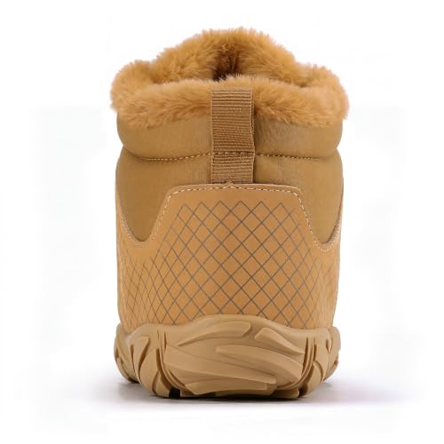 Image of Snow Boots for Women Winter Warm Fuzzy Non Slip Ankle Boots