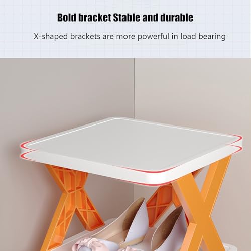 Rangement chaussures vertical 9 étages pour placard sans percer - 5
