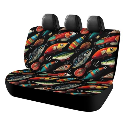 Housses de siège arrière de voiture en tissu respirant et extensible