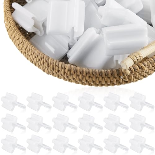 Juexica 30 Pcs Safe T Post Cap T Post Vinyl Safety Cap T Post Topper (White)