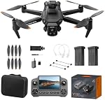 GPS Drone avec 8K UHD Caméra pour Adultes, FPV Drone avec grand écran sur contrôleur, 360° Évitement des obstacles au laser, GPS Retour automatique, mode Circle Fly Headless, sous 249g Léger RC Quadcopter V918