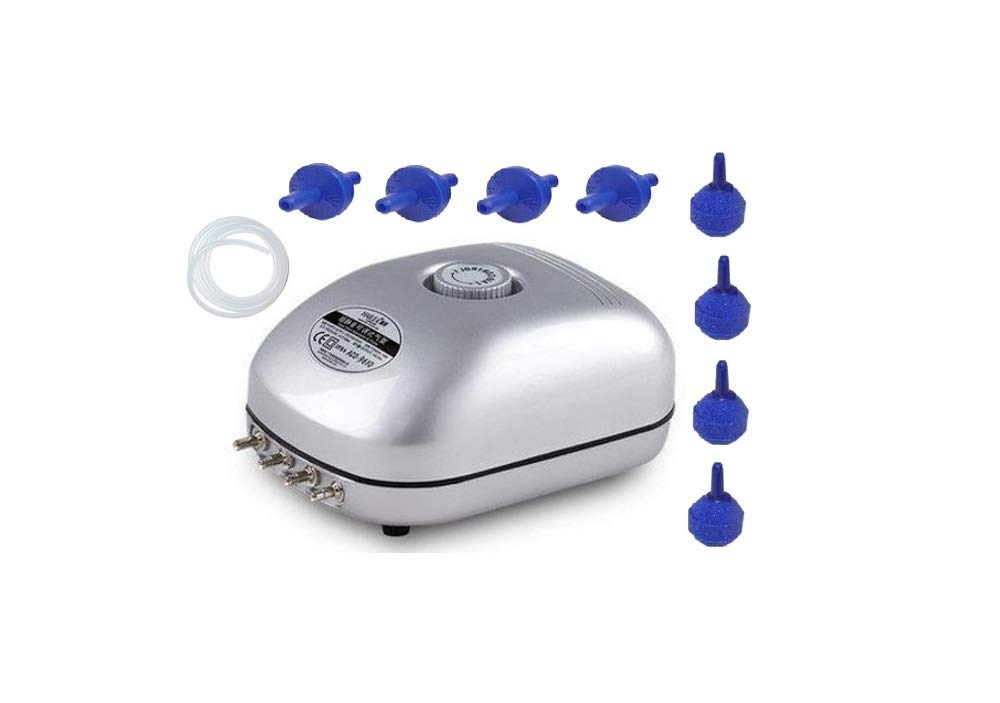Hailea ACO-9610 Set Membranpumpe Teichbelüftung Teichbelüfter Luftpumpe