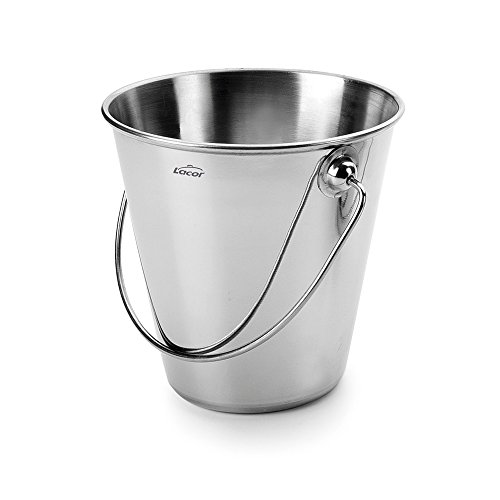 Lacor Seau Mini, Acier Inoxydable, Gris, 12 x 5 x 12 cm