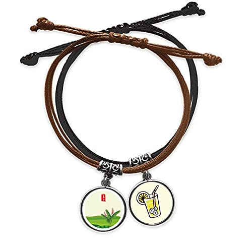 Bracelet circlar Juin Solstice en cuir ajustable et léger