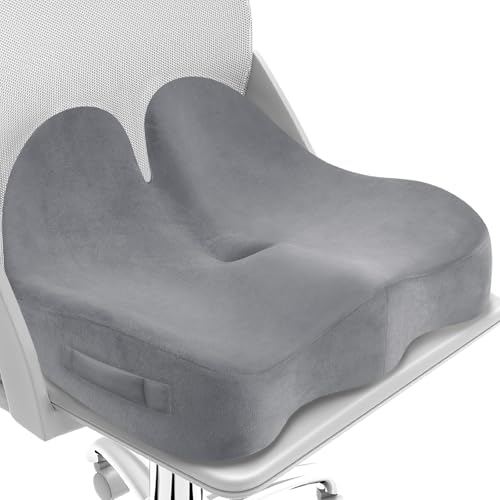 CushZone Seat Cushion, Memory Foam Office Chair Seat Cushion for