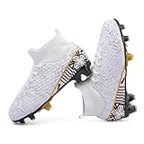 Kids Soccer Cleats Boys Girls Football Shoes Tacos De Futbol para Niños Youth Outdoor Football Cleats Baseball Shoes Guayos De Fútbol Turf High Top Football Boots Toddler Soccer Boots