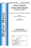 Julie Wheeler-Song From Twelfth Night (O Mistress Mine)-3 part Mixed Choir, opt Baritone-CHORAL SCORE