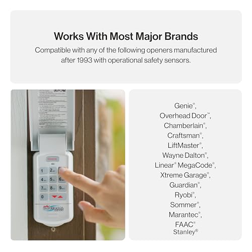 Genie-Genuine-GUK-R-Wireless-Universal-Garage-Door-Opener-Keypad-Compatible-with-LiftMaster-Chamberlain-Genie-Craftsman-and-More