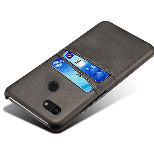 HualuBro Funda para Google Pixel 3 XL, Carcasa de Protectora PU Cuero Caso [Ultra-Delgado] [Ranuras de Tarjeta] Leather Case Cover para Google Pixel 3 XL 2018 (Negro)