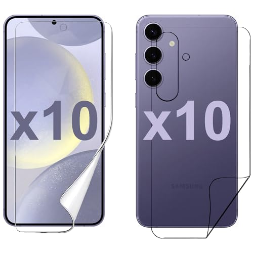 Protection Samsung S24+ Plus anti-rayures avec ce lot de 10 films en PET souple