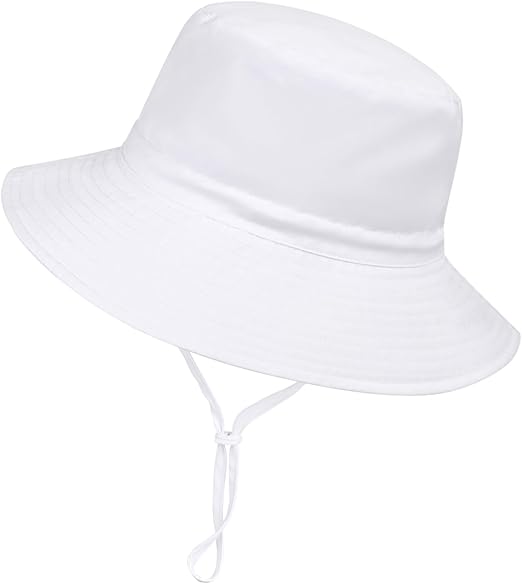 Baby Toddler Sun Hat,Boys Girls Bucket Hat for Kids UPF 50+ Sun Protective Child Summer Beach Hats 0-5 Years
