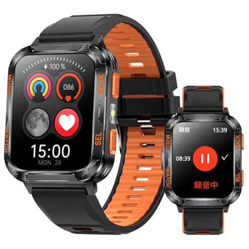 �X�}�[�g�E�H�b�` Bluetooth�ʘb 2.01�C���`���� ���y�Đ� �������o�b�e���[ 600mAh IP67�h�� �S���E�����Ǘ� 26��މ^�����[�h �^���@�\�t�� �����Y ���f�B�[�X iPhone/Android�Ή�