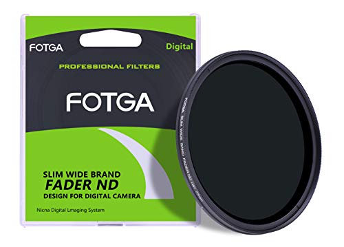 FOTGA Slim Fader ND-filter 46mm – Variabel Van ND2 Tot ND400 – Dun Ontwerp – Met Voor- En Achterdraad Voor Extra Filters