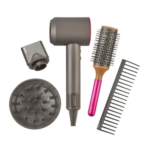 Casdon Ensemble styliste Dyson Supersonic | Jouet Sèche-Cheveux interactif pour Les Enfants dès 3 Ans | Ressemble et Fonctionne comme Le Vrai !