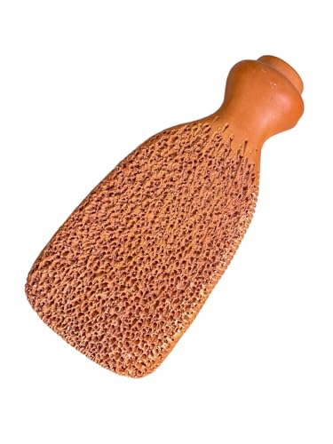 Natural Pumice Stone for Feet Callus Remover Exfoliator Scrubber | Skin Care Pedicure Tool Cracked Heel and Dead Skin | Made Up of Natural Terra Cotta