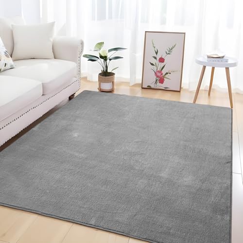 AIMECOホット カバー 1畳 厚さ8 mm 北欧 じゅうたん 低反発ラグ こたつ敷き布団 長方形 電気カーペットカバー カーペット 滑り止め カーペット ラグ ラグマット 寝室 寮 贈り物に適しています100*160cmダークグレー