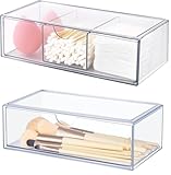 【✅Gardez Votre Maison Organisée】nos organisateurs de maquillage en acrylique peuvent vous aider à organiser le style de votre maison. Nos tiroirs d'organisation peuvent stocker vos différentes choses, ils peuvent être utilisés comme organisateurs pour les cosmétiques, les produits de salle de bain, les réfrigérateurs, les armoires à pharmacie, les articles de bureau et la papeterie d'étude.