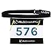 VeloChampion Marathon Triathlon/Runners Running Race BIB Waist Hip Holders Number Card Belt
