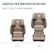 Maxi Cosi Tanza B, Sitzerhöhung Auto Kinder, 100–150 cm, Full Truffle