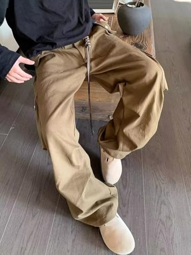Wide Cargo Pants Men Baggy Oversize Cargo Trousers Male Oversize Loose Casual Streetwear Hip Hop Pants Spring4