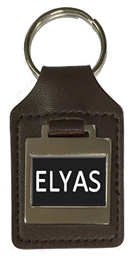 Porte-clés en cuir personnalisable Elyas en cuir véritable premium