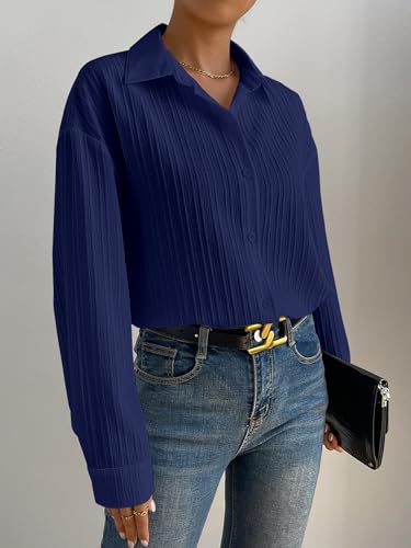 Image of GRECIILOOKS Shirt for Women | Women Shirt | Long Shirt for Women | Shirt Tops for Women | Oversized Shirt for Women