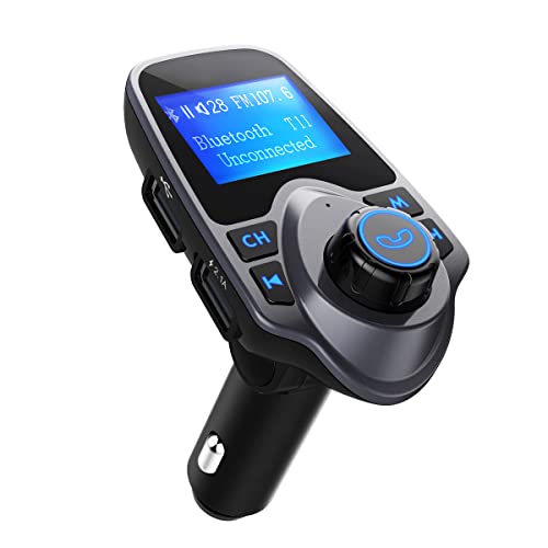 ANSTA Émetteur de Voiture Bluetooth pour Les véhicules avec Double Port USB, Prise en Charge des lecteurs Flash USB tfcard, appels Mains Libres, Sorties auxiliaires et entrées VTBH046AH One Size Cover
