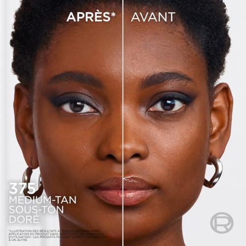 'Oréal Paris Encre de Teint Skin Ink Fond de Teint Haute Couvrance Tenue Semi Permanente Fini Naturel Convient aux Peaux Sensibles Teinte : Medium Warm 375 15 ml - vue 8