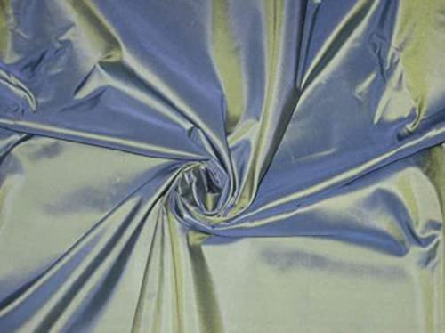 Taffetas de soie bleu ICY TAF61 pour volume de robe de soirée