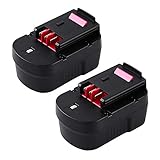 2 Pack 3.6Ah HPB14 Replacement Battery Compatible with Black and Decker 14.4V Battery Firestorm...
