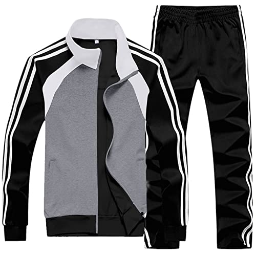 Classic Track Suits Mens Set 2 Piece Jogging Sweat Suits - image 1