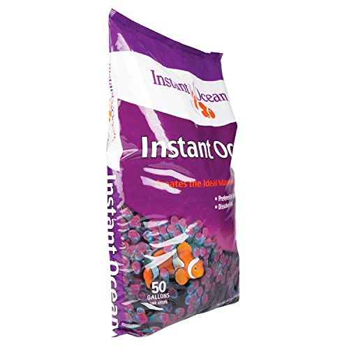 Image of Instant Ocean Sea Salt, for Marine Aquariums, Fast Dissolving, 50 Gallon (Pack of 3)