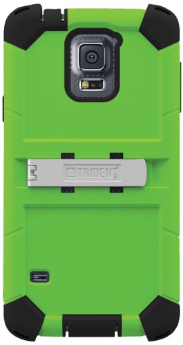 Trident Kraken AMS Series Case for Samsung Galaxy S5 - Retail Packaging - Green