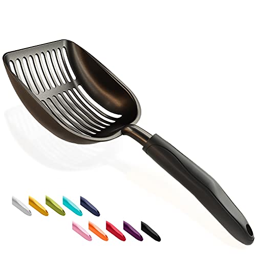 WePet non-stick aluminum cat litter scoop with deep shovel