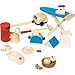 Produktbild Goki 51939 - Accessoires Küche, 19-teilig, Puppenhausmöbel, aus Holz, Mehrfarbig