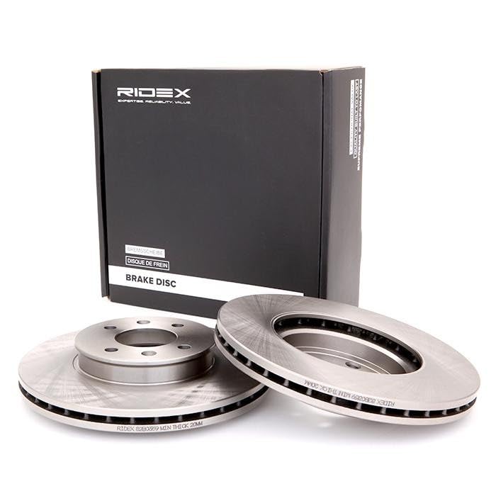 2 Discos De Freno Delanteros RIDEX PLUS 265.8mm - Ventilados, Compatibles Con PEUGEOT 206, 306, CITROËN XSARA