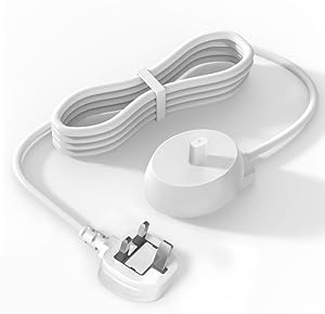 for Oral B Charger, Electric Toothbrush Charger Base for Braun Oral B Pro 3 3500, 2500, 1000, iO6 iO5, iO4, iO3, Genius X, 8000, Smart 6000N, Vitality Pro, Kids, Type 3757 Toothbrush Adapter UK, 1.2M