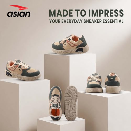 Image of ASIAN Sonic-01 Kids Sneakers | Casual Sneakers with Cushioned Sole, Durable Synthetic Upper & Comfort for Boys & Girls