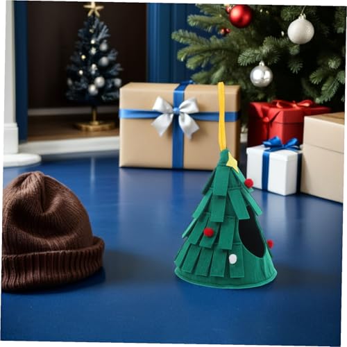 Cage à oiseaux perroquet de Noël et cachette de hamster Kombiuda verte