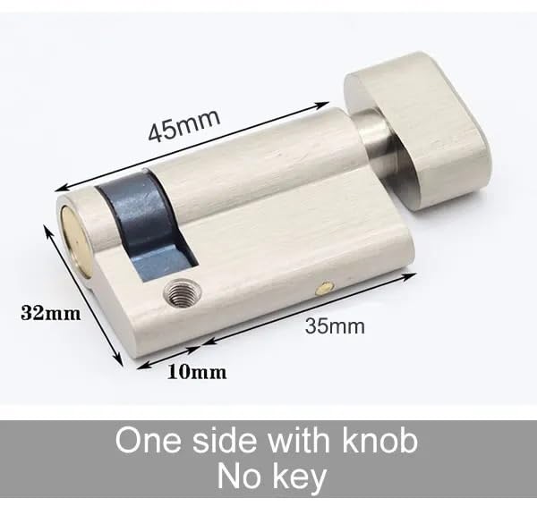 Zamek cylindryczny, Zamek z rdzeniem, zamek drzwiowy, jednostronny cylinder do drzwi przeciwpożarowych, zabezpieczające(With Knob)