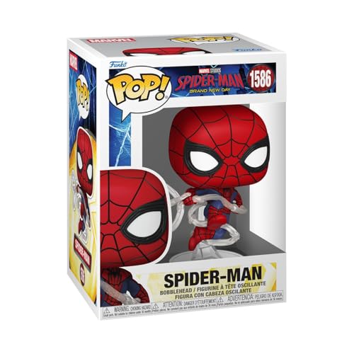Funko POP! Marvel: Spider-Man Day - Spider-Man - Figura in vinile da collezione - Idea regalo - Prodotto ufficiale - Giocattoli per bambini e adulti - Modello di figura per collezionisti