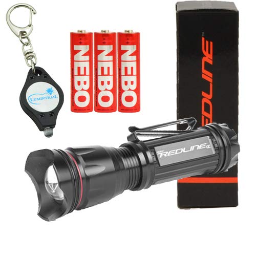nebo flashlight 6092 Nebo Bundle Redline Oc Led 200 Lumens Flashlight 6092 W