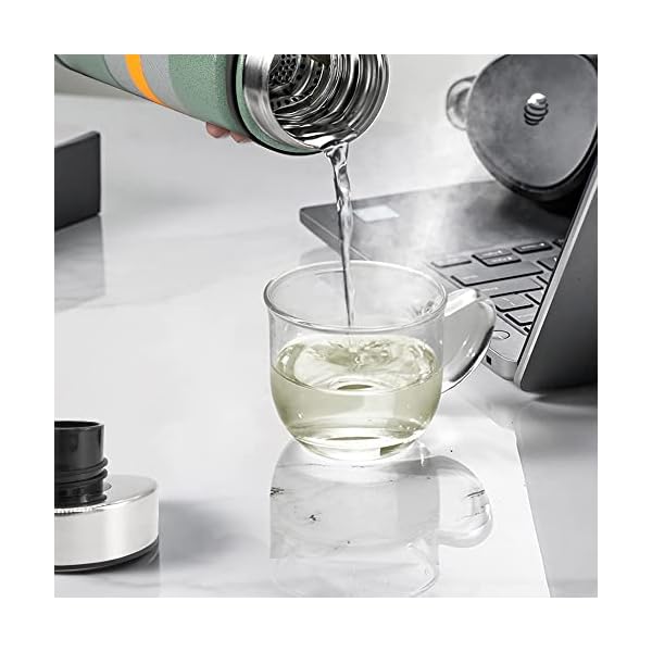 HBJWOV Stainless Steel Flask Vacuum Sports Tumbler Heat Preservation Water Bottle Portable Mug Insulated Cup(Black,750ml) - Image 3