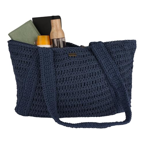 Image of Roxy Women's Beach Tote Bag | Travel | Vacation | Straw | Lightweight | Breathable