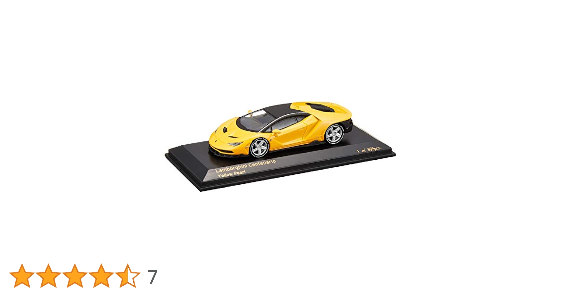 Amazon | 京商 CARNEL 1/64 ランボルギーニ センテナリオ Yellow