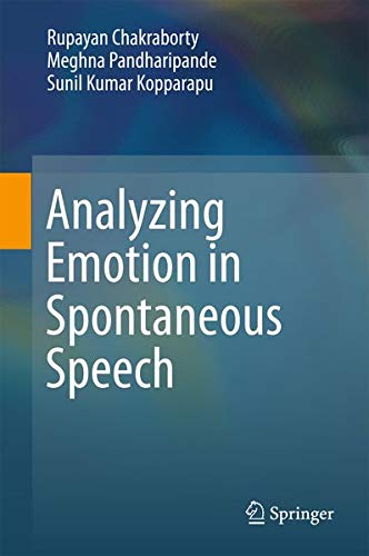 Buy Analyzing Emotion in Spontaneous Speech — BookShops.in